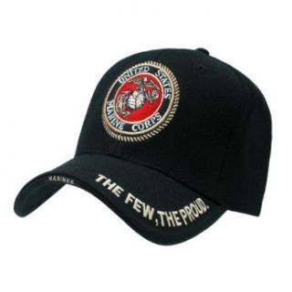 USMC U.S. MARINES INSIGNIA HAT CAP MILITARY HATS CAPS Clothing