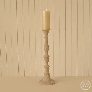 distressed french candlestick by little red heart