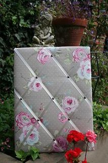 handmade floral memo board by primitive angel country store