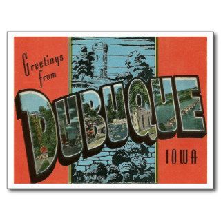 Vintage Reproduction Dubuque, Iowa Postcards