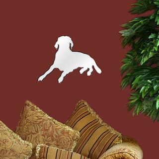 labrador mirror by wall decals uk by gem designs