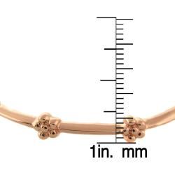 Molly and Emma Rose Gold Overlay Children's Flower Bracelet Molly and Emma Children's Bracelets