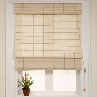 Chicology Kyoto Cappuccino Roman Shade (36 in. x 72 in.) Blinds & Shades
