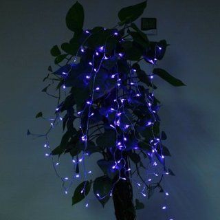 220 250V 100 LEDs 10m Schnur Licht Lichterkette fr Weihnachtsfeier, Halloween, Haus, Garten, Bume, festlichen Parteien,Wedding, Outdoor Dekoration  . Wasserdicht, Super Bright (blau) Beleuchtung