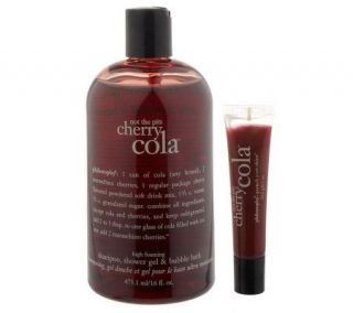 philosophy soda fountain lip and bath collection —