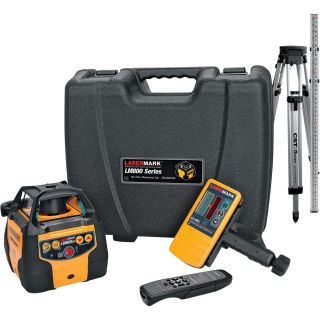 CST/Lasermark Self-Leveling Rotary Laser Level with Dual Manual Grade — Includes Tripod and Rod, Model# 57-LM800GRPKG  Laser Levels