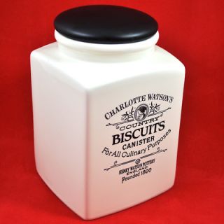 Henry Watson Charlotte Watson Large Biscuit Canister