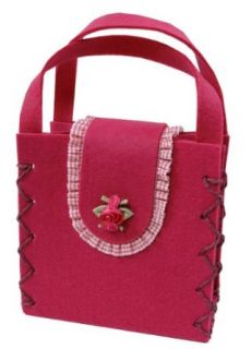Bildschne Trachtentasche aus Filz   Dirndltasche in Pink Bekleidung