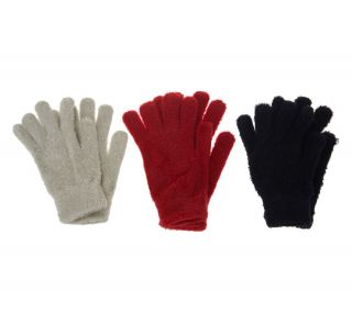 3 Pair Aloe Vera Infused Stretch Gloves —