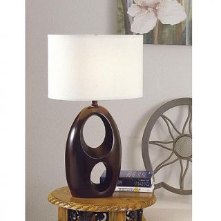 Anthony CA. Inc. Contemporary Merlot Colored Table Lamp
