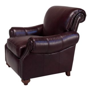 Opulence Home Fitzgerald Reclining Leather Chair and Ottoman