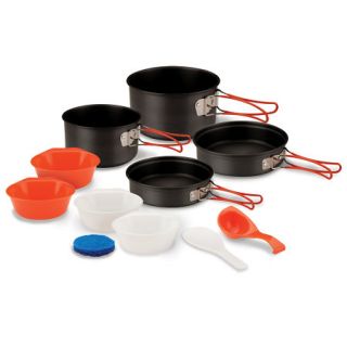 Stansport 4 Person Cook Set Hard Anodized Aluminum 251 450686