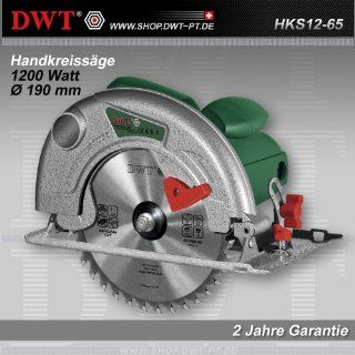 DWT Handkreissge  190 mm   1200 W   HKS12 65 Baumarkt