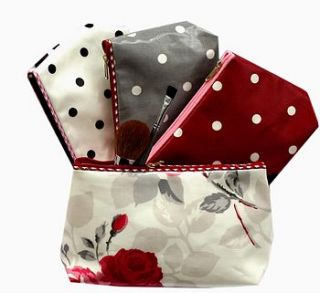 corporate gift oilcloth cosmetic bag by love lammie