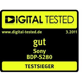 Sony BDP S280 Blu ray Player (HDMI, Upscaler 1080p, USB 2.0) schwarz Heimkino, TV & Video