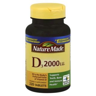 Nature Made Vitamin D Dietary Supplement   180 C