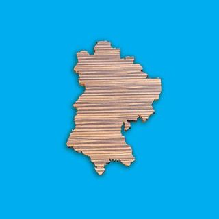 bedfordshire county shaped chopping board by county choppers