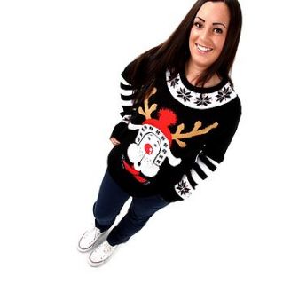 men's wally christmas jumper by christmas jumper company