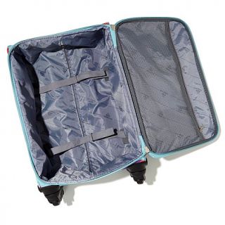 McBrine 3 piece Bubble Print Luggage Set with Swivel Wheels and Telescopic Hand