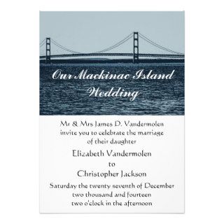 Mackinac Island Wedding Invitation