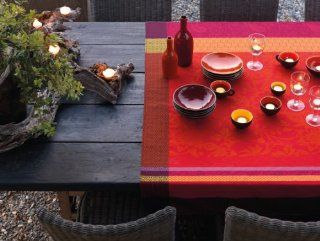 Le Jacquard Francais   Provence   Tischdecke   Gariguette (Erdbeere)   150 x 220   beschichtet Küche & Haushalt
