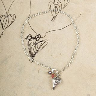 heart bracelet by faith tavender jewellery