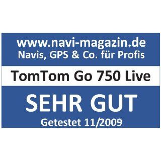 TomTom Go 750 Live 12M Navigationsgert (10,9 cm (4,3 Zoll) Display, 45 Lnderkarten, Fahrspurassistent, Text to Speech, 12 Monate Live Dienste) Navigation & Car HiFi