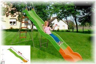 LoggyLand   Wellenrutsche mit Leiter 3.80m lang   TV/GS Spielzeug