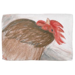 Rooster Hand Towels