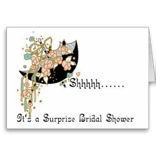 Bridal Shower Invitation   Surprise Cards