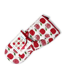 oven mitt   apples design by kiki's gifts and homeware