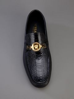 Versace 'ostrich' Car Shoe