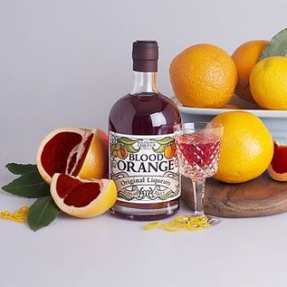 personalised blood orange liqueur by wiltshire liqueur company