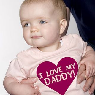 'i love daddy' t shirts by rusks&rebels