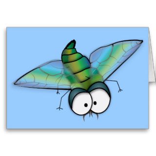 The Fly greeting card