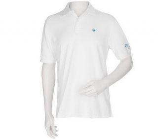 Brooks Brothers Mens Ovarian Cancer Research Fund Logo Polo —
