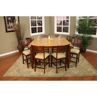 American Heritage Andria 9 Piece Counter Height Dining Set