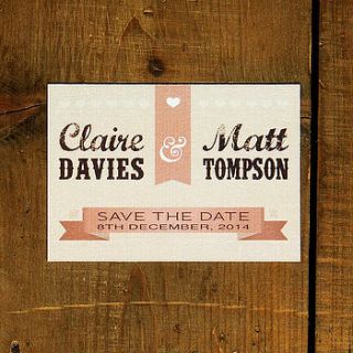 vintage poster wedding save the date card by feel good wedding invitations