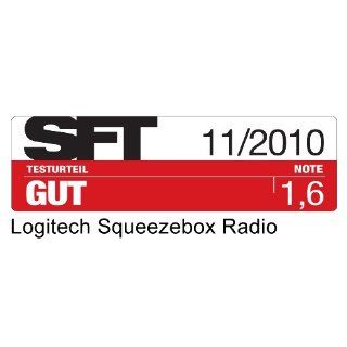 Logitech Squeezebox WLAN Radio schwarz Audio & HiFi