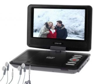 Craig 9 LCD Portable DVD Player with Swivel Screen, and Accessories —