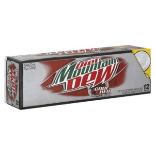 Mountain Dew Diet Code Red Soda 12 oz, 12 pk