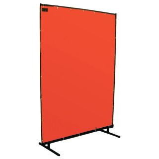 Steiner Orange Transparent Vinyl Screens — 6ft. x 8ft., Model# 53886  Welding Screens   Tables