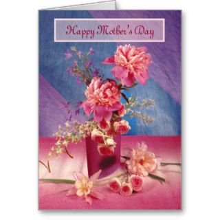 Happy Mother's Day Peonies Cards