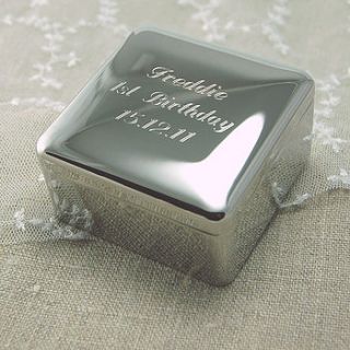 square trinket box by highland angel