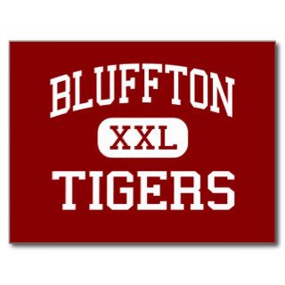 Bluffton   Tigers   High School   Bluffton Indiana Post Cards