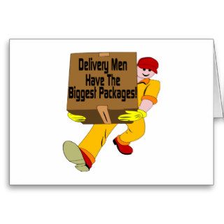 Delivery Men Greeting Cards