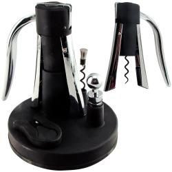 Wine Opener with Accessories and Wood Head Wine Stoppers Set VIP Wine Accessories Gift Sets