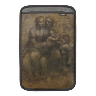 Virgin and Child with St Anne by Leonardo da Vinci MacBook Sleeve