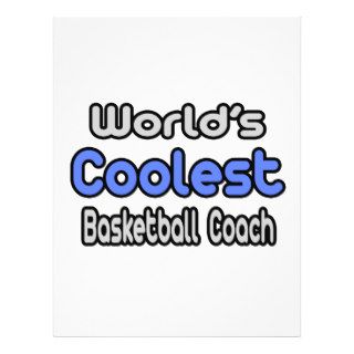 World's Coolest Basketball Coach Full Color Flyer