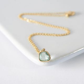 dew drop necklace by simply suzy q